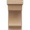 Ekena Millwork 9"W x 9"D x 18"H Wide Emerson Rough Cedar Woodgrain TimberThane Corbel, Primed Tan CORUR09X09X18EMRRCPR - alternate 2